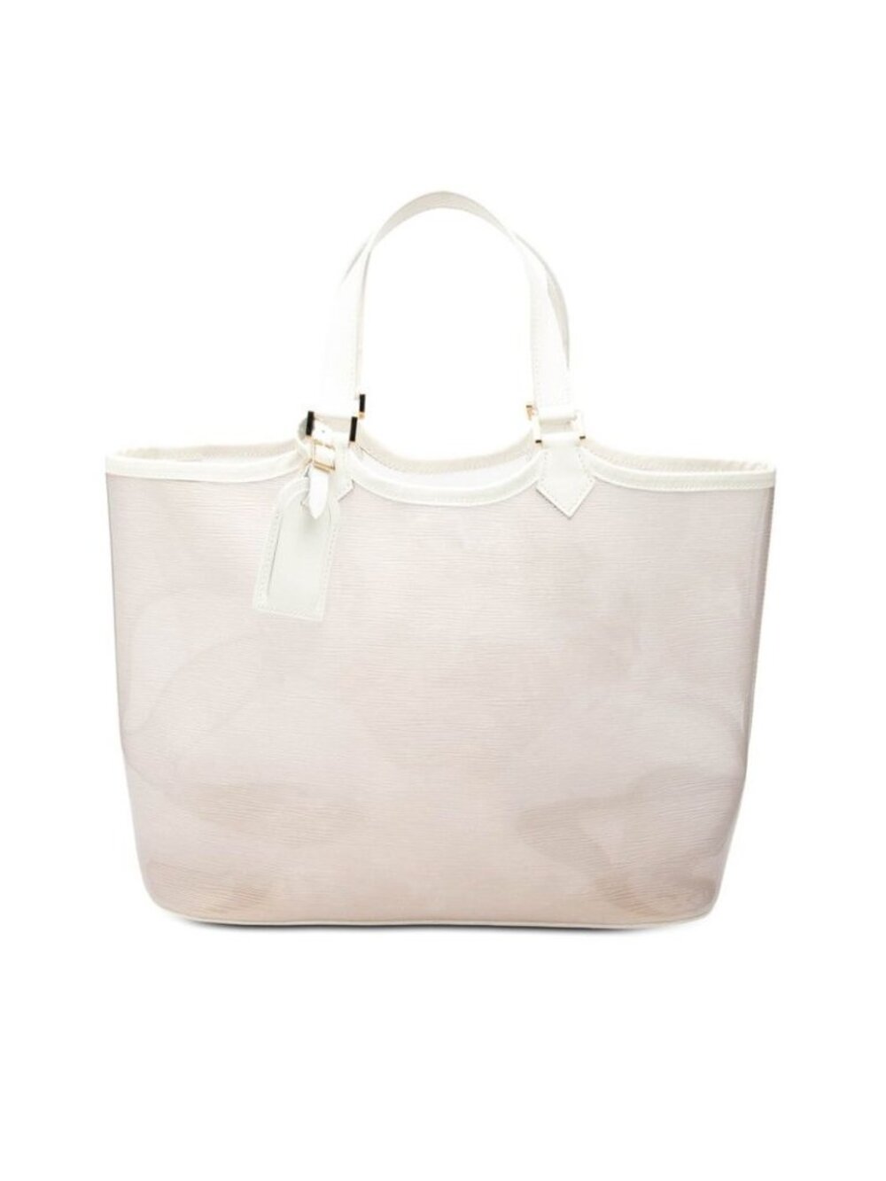 Louis Vuitton Epi Plage Lagune Bay Tote Clear White Vinyl - Picture 2 of 7